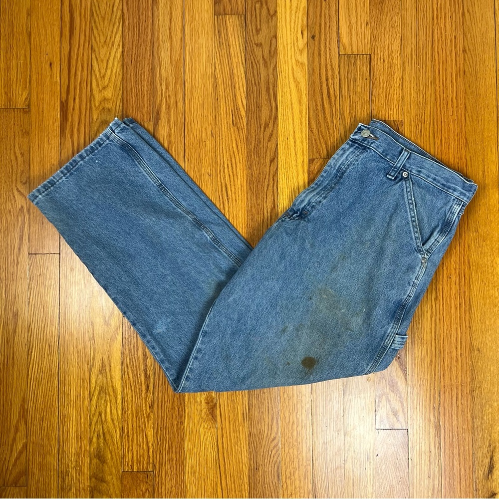 Men's Wrangler Worn-In/Distressed Carpenter Jeans